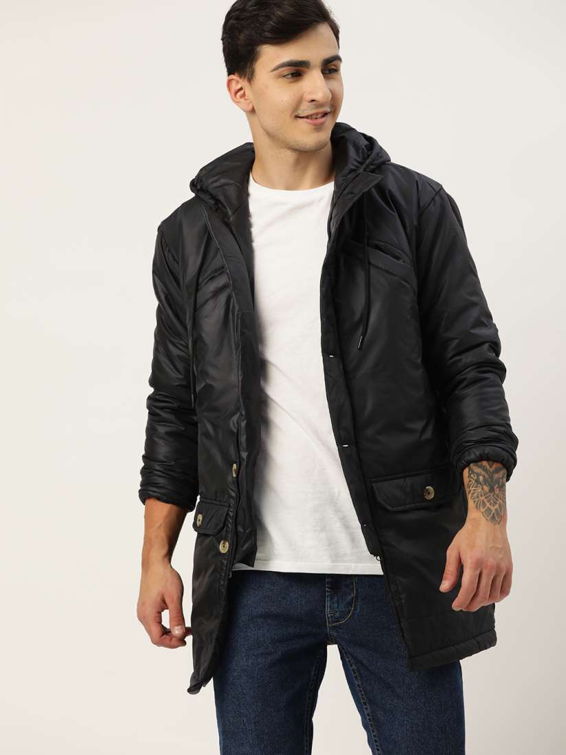 Buy Mast Harbour Men Hooded Longline Padded Jacket Jackets for Men 23496836 Myntra