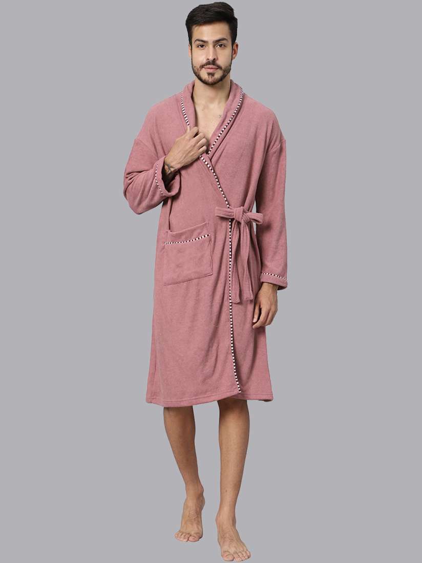 Long cotton housecoat discount