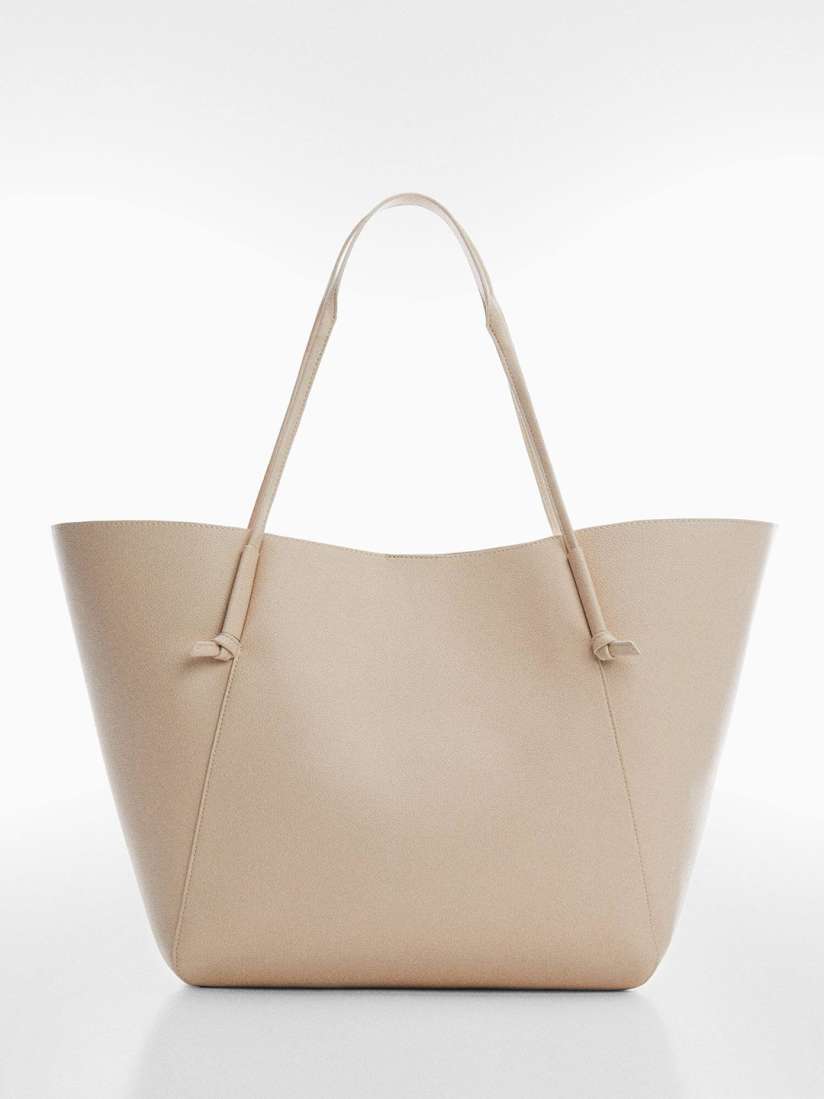 Structured tote handbag cheap