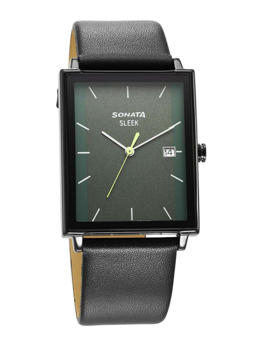 Buy Sonata Men Dial Leather Straps Analogue Watch 7148NL01 Watches for Men 23509486 Myntra