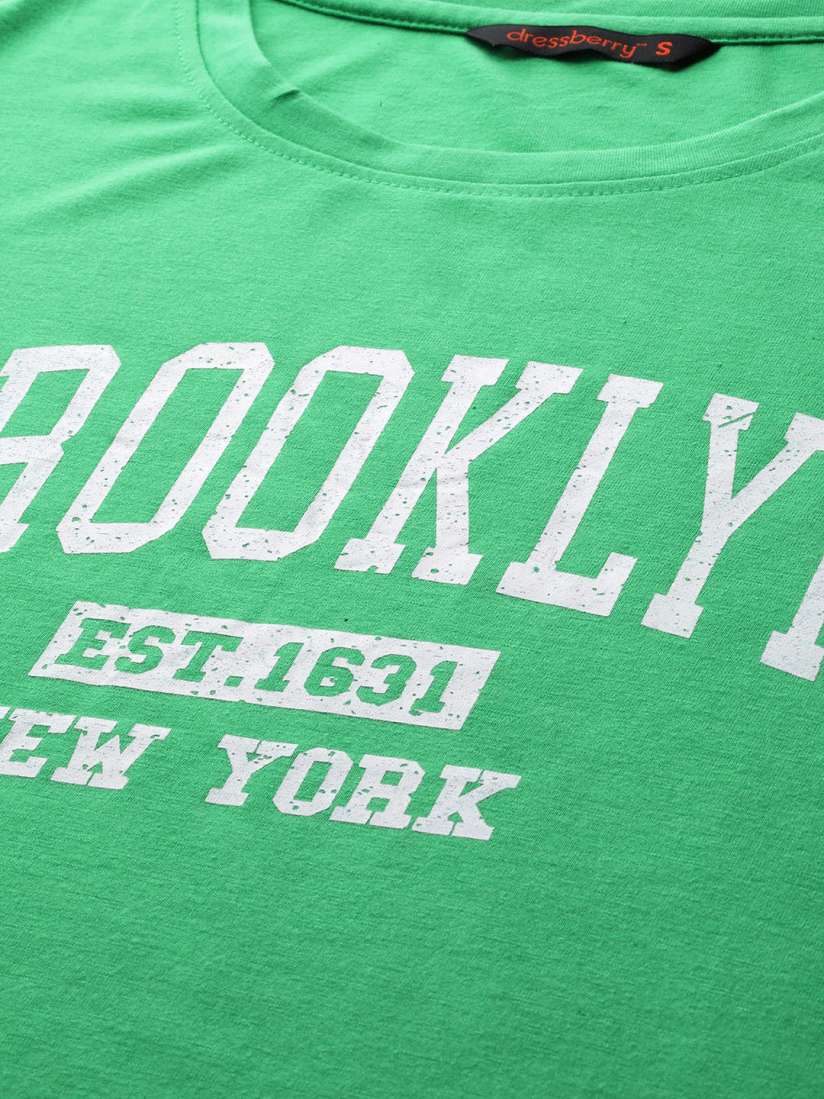 Buy DressBerry Brooklyn Printed T shirt Tshirts for Women 23515052 Myntra