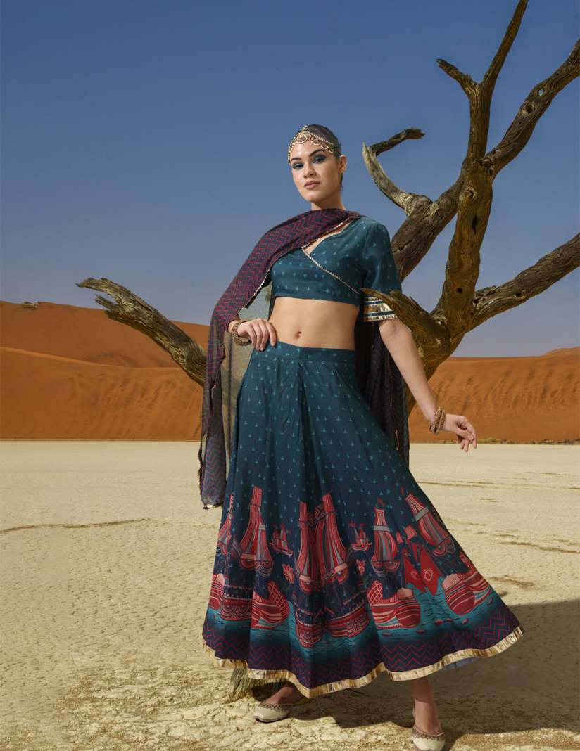 Ethnic dupatta for lehenga shop