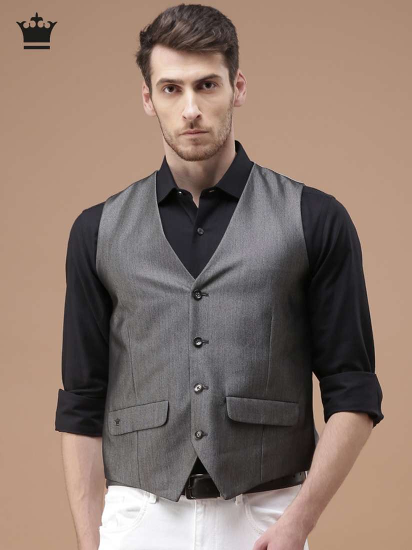 Waistcoat myntra top