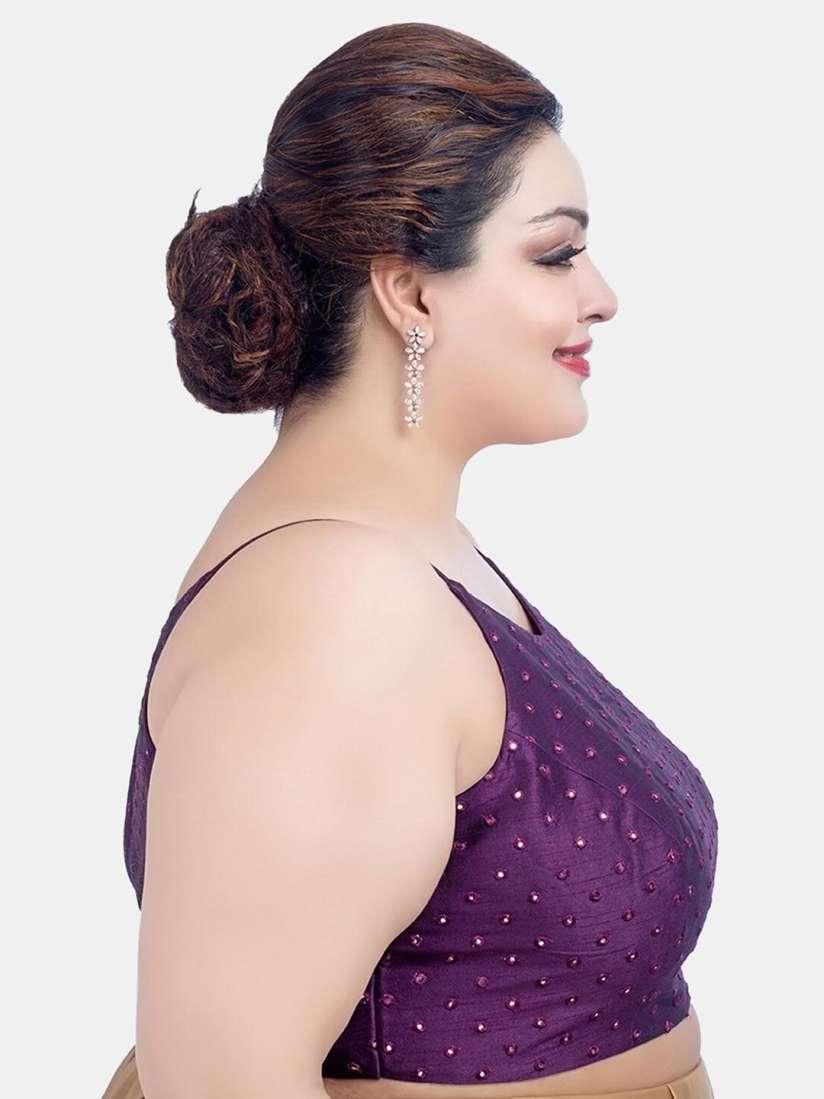 Buy neckbook Plus Size Embroidered Silk Saree Blouse Saree Blouse for Women 23520760 Myntra