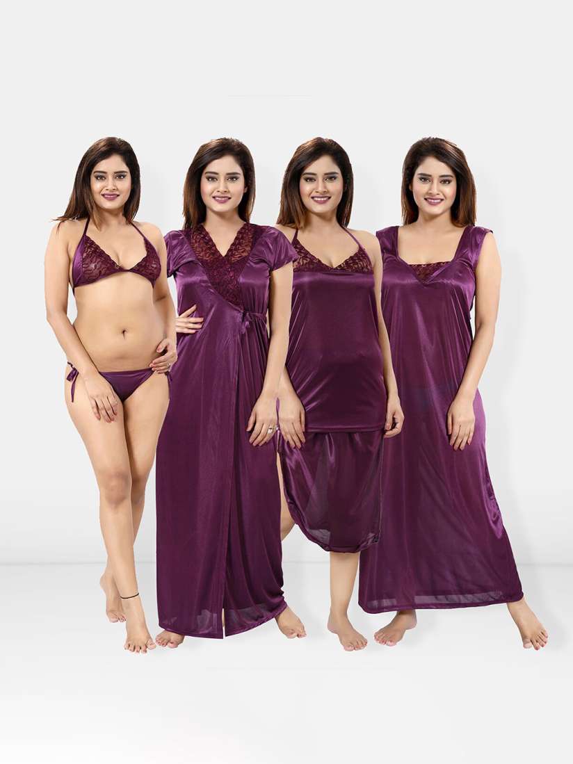 Night dress 6 piece hot sale