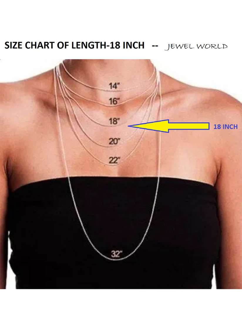 Necklace Length Womens 18 Inch Gold Chain 18 Inch Necklace Length