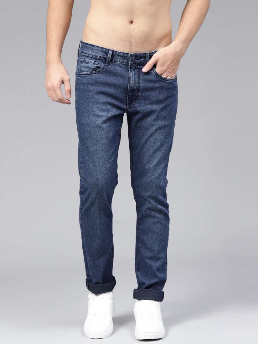 Buy HRX by Hrithik Roshan Men Blue Slim Fit Mid Rise Clean Look Stretchable Jeans Jeans for Men 2354234 Myntra