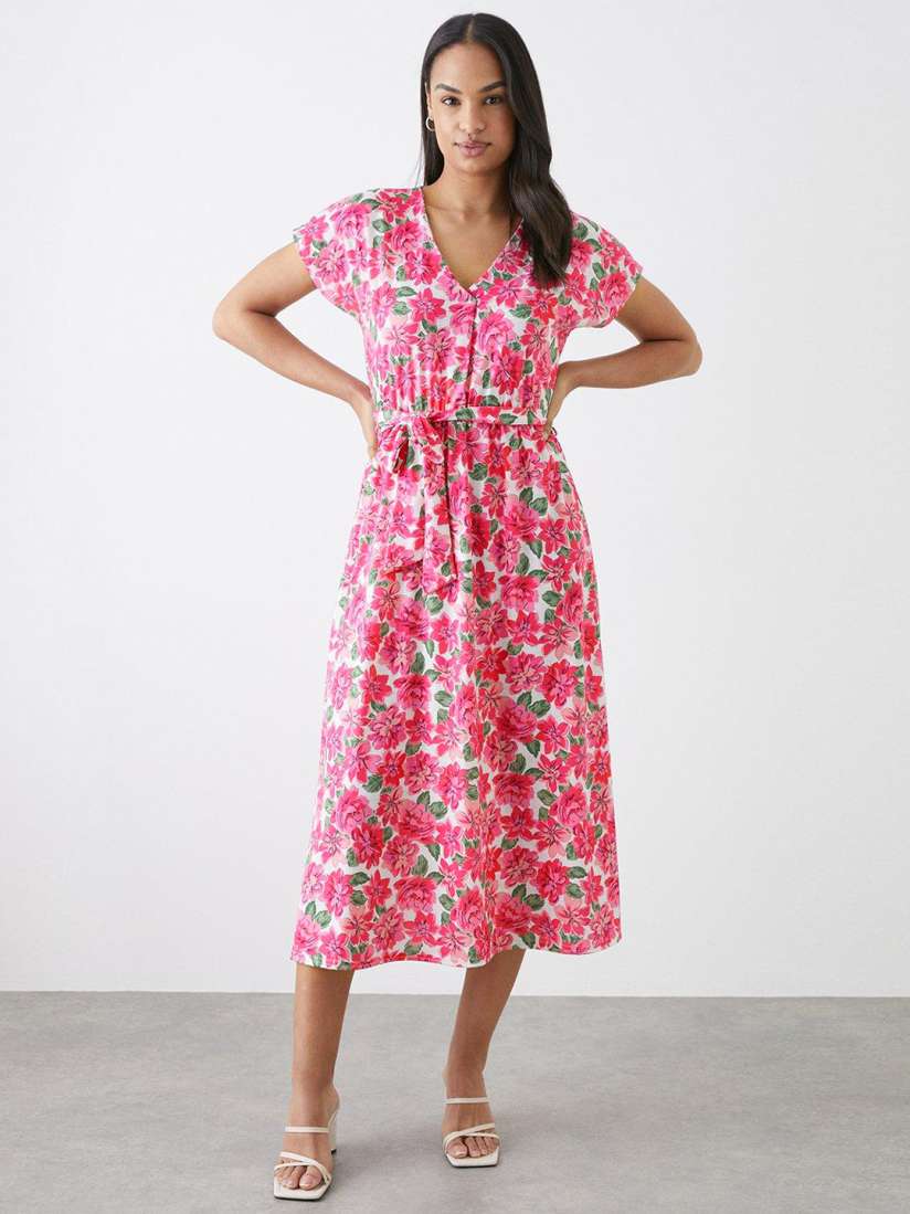 Dorothy perkins tropical print dress top