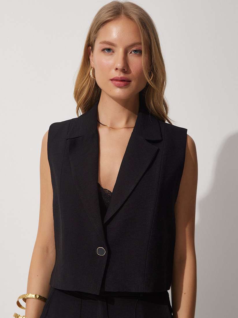 Notched lapel waistcoat online