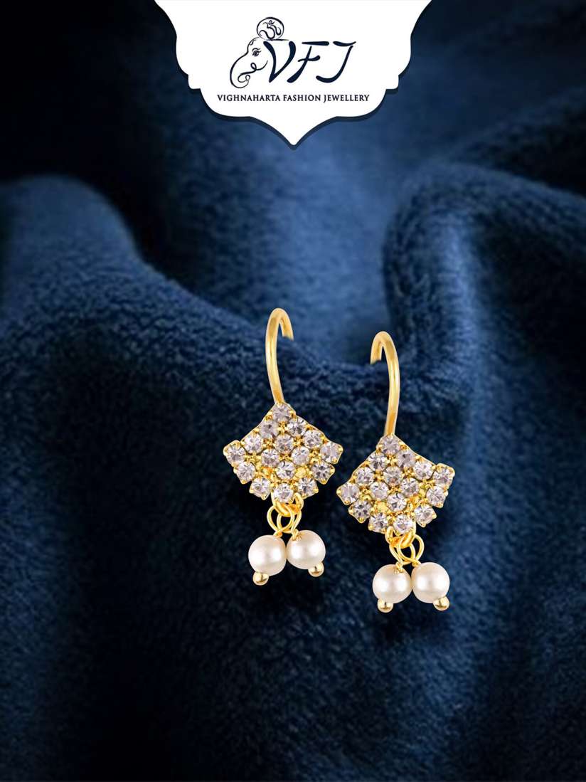 Myntra gold earrings sales