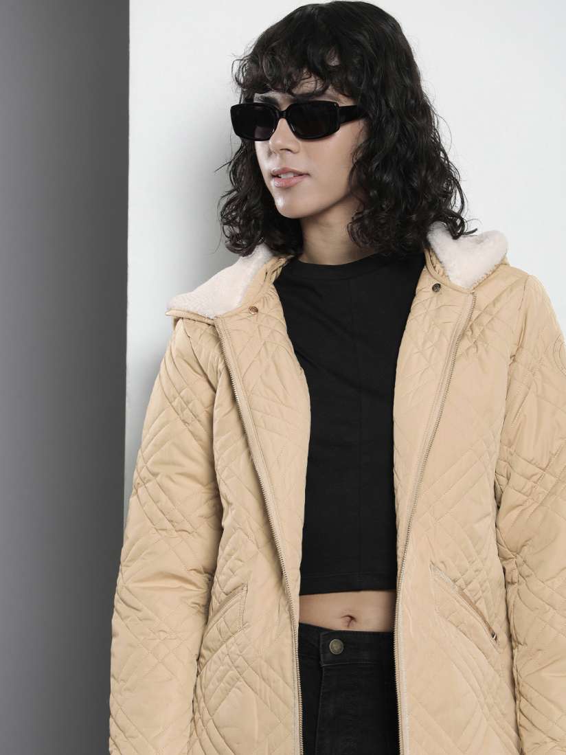 Tommy hilfiger quilted hooded coat shop