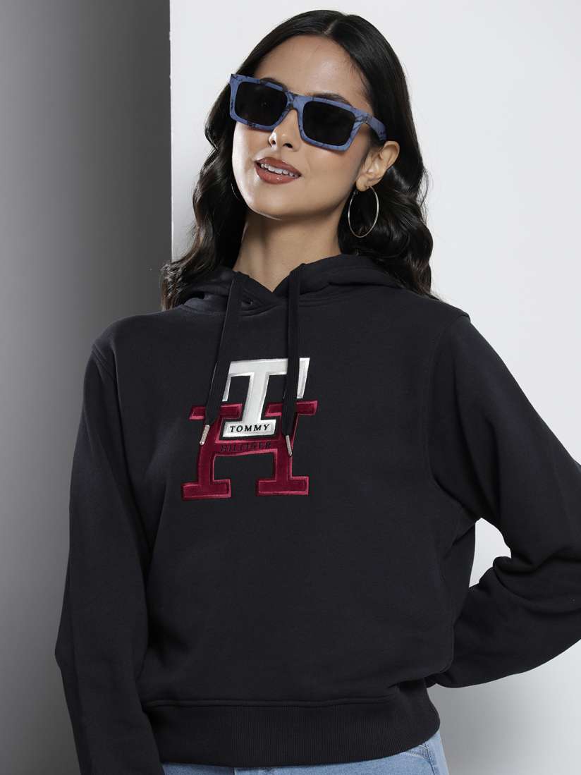 Tommy hilfiger hooded jumper cheap
