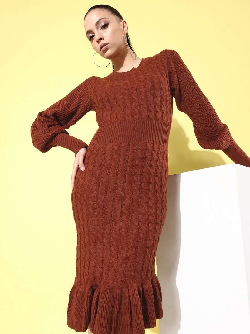 Myntra sweater dress store