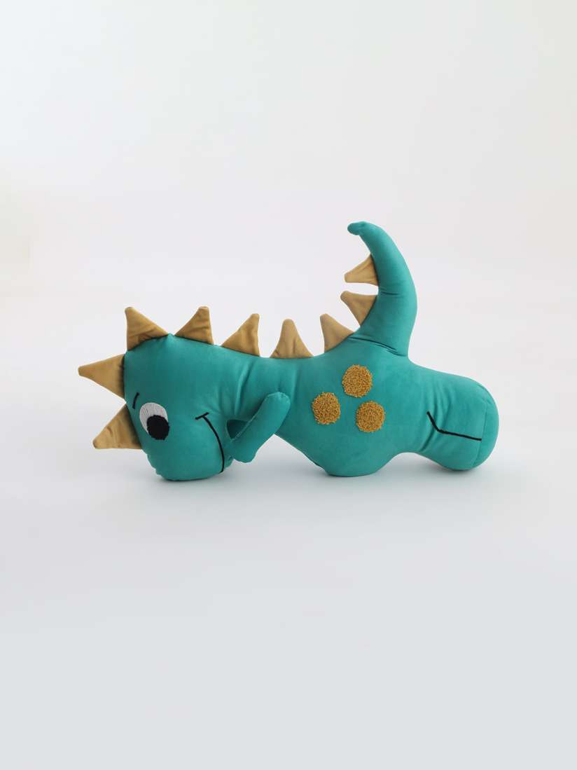 Buy Home Centre Slate Green Dinosaur Shaped Filled Cushion Cushions for Unisex 23561234 Myntra
