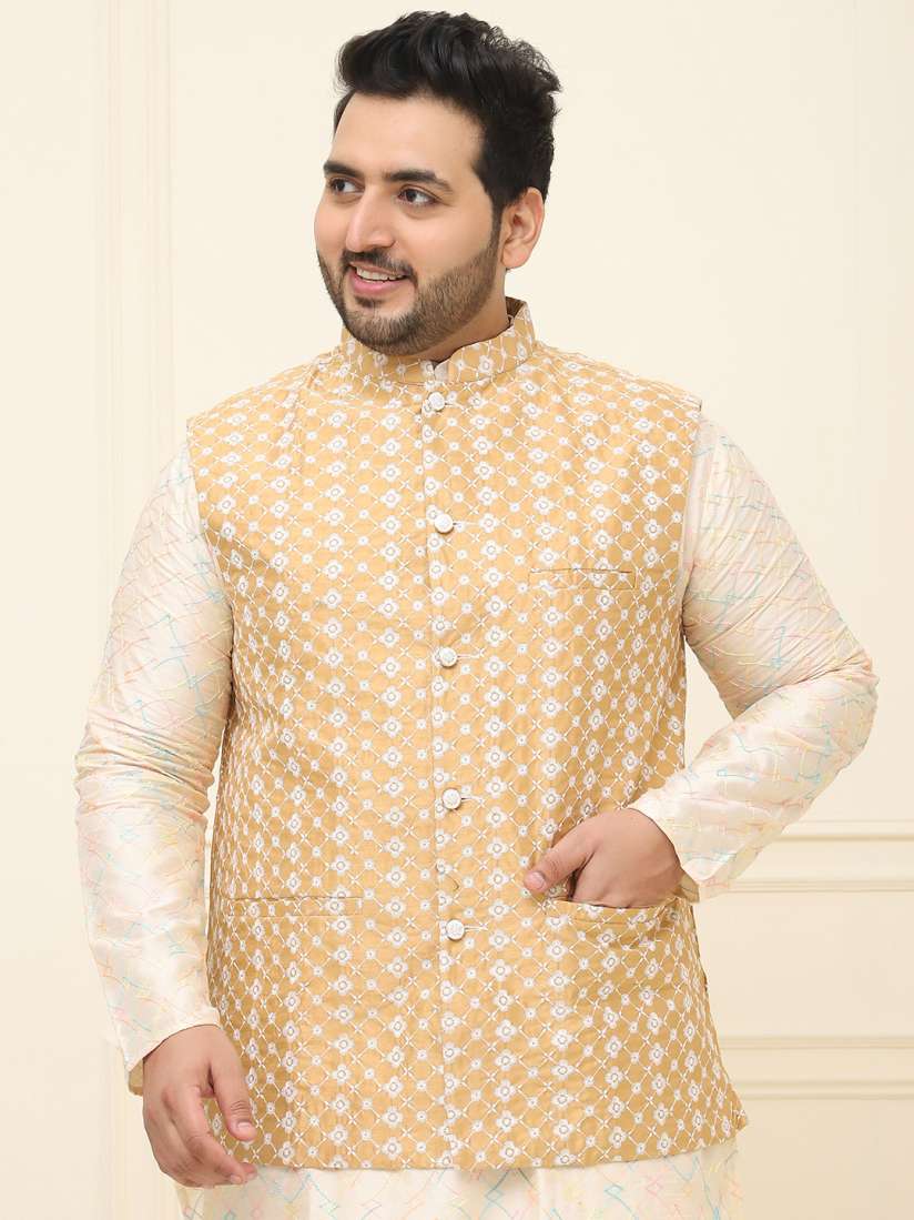Plus size nehru jacket new arrivals