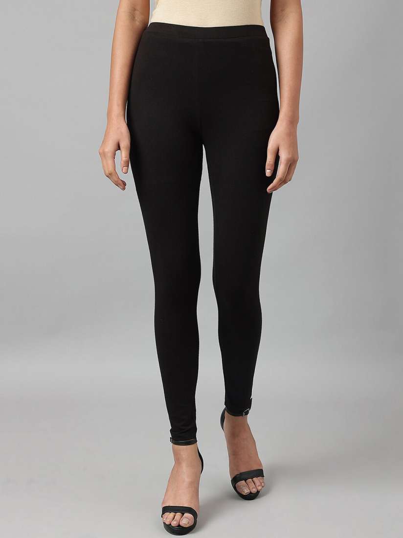 Buy W Women Black Ankle Length Leggings Leggings for Women 23568032 Myntra