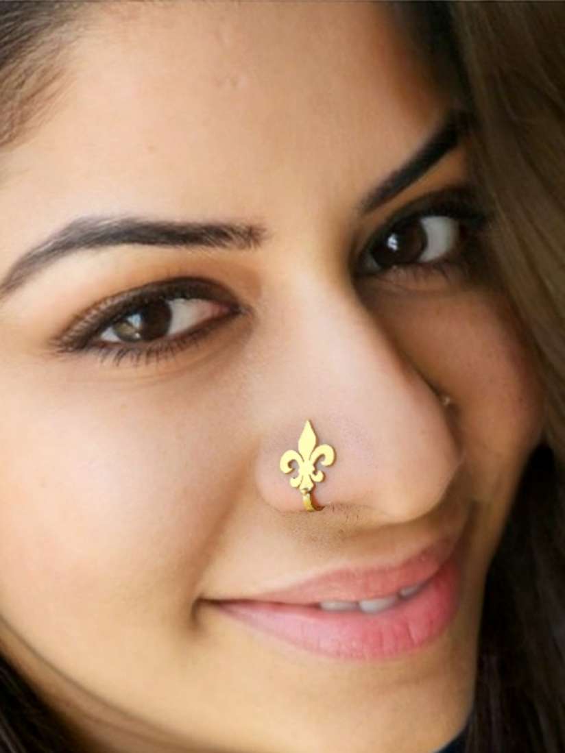 Buy Goldnera Gold Plated Nosepin Nosepin for Women 23578436 Myntra