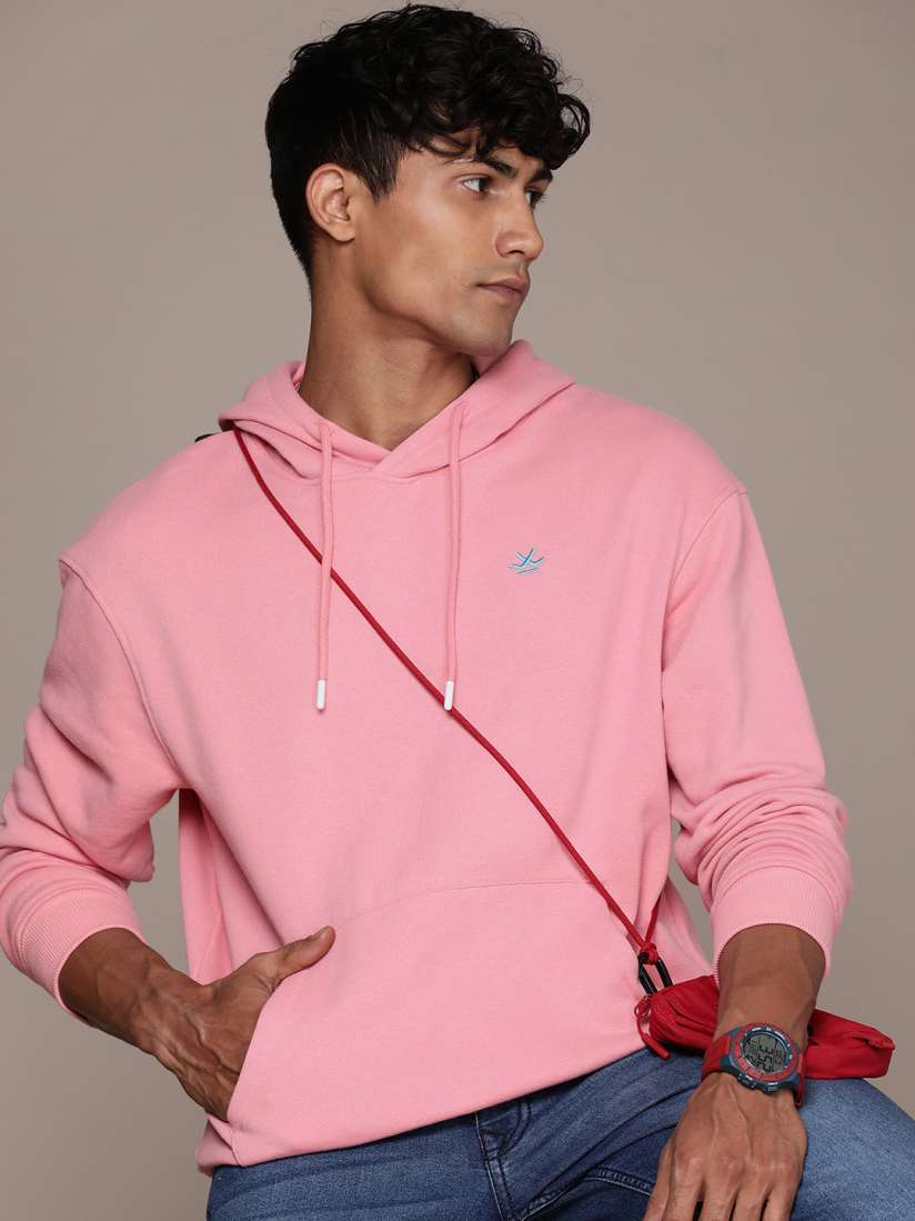 Buy WROGN Men Solid Hooded Sweatshirt Sweatshirts for Men 23581442 Myntra
