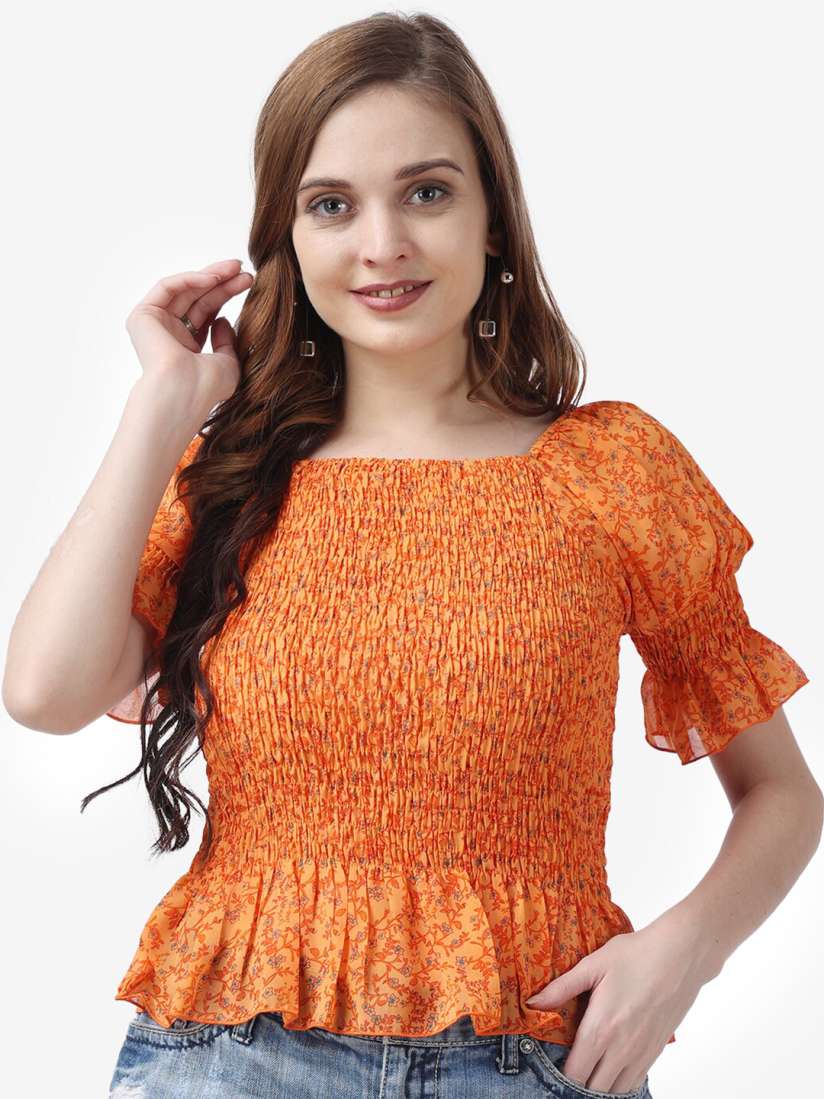 Peplum tops myntra store