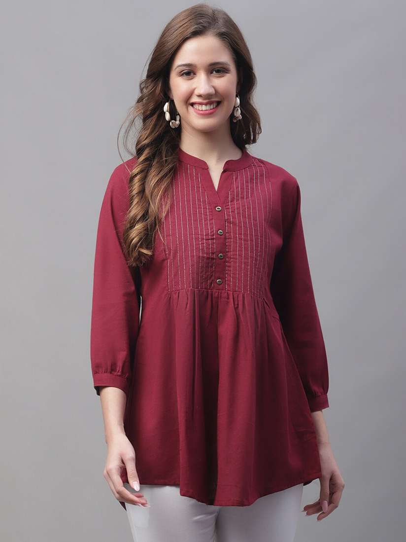 kurti tops myntra