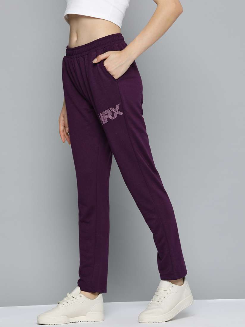 Hrx solid women's track pants on sale