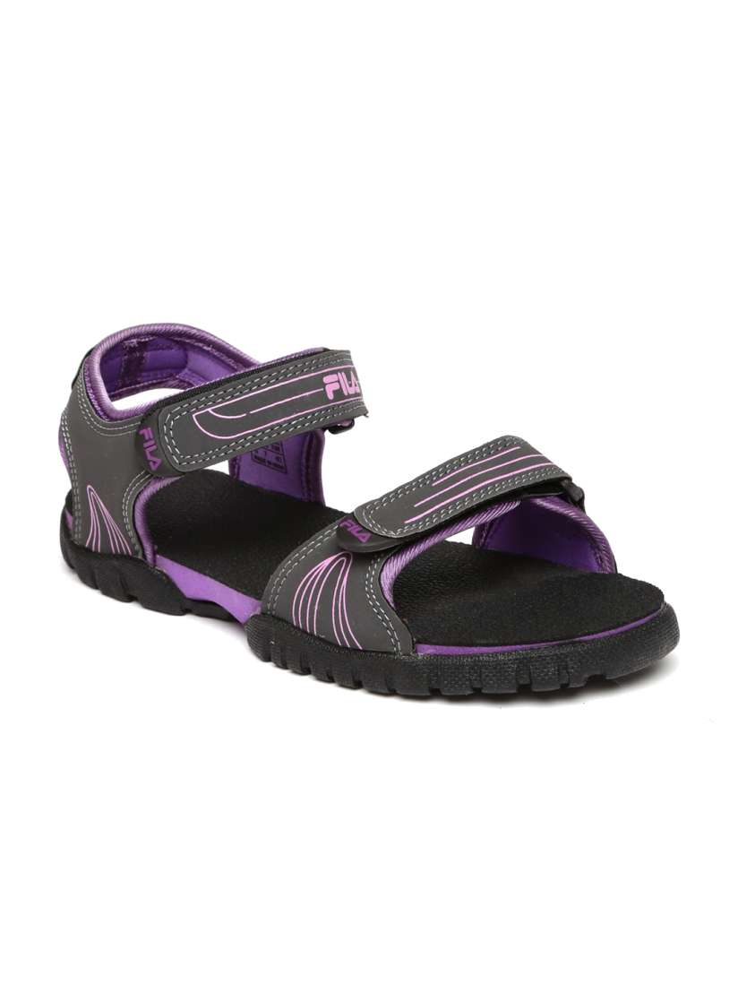 Buy FILA Women Charcoal Grey FRON Sports Sandals Sandals for Women 2360771 Myntra