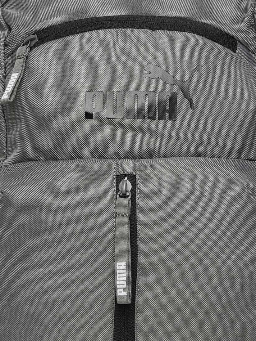 Buy Puma Unisex Grey Solid Maze Backpack Backpacks for Unisex 2361396 Myntra