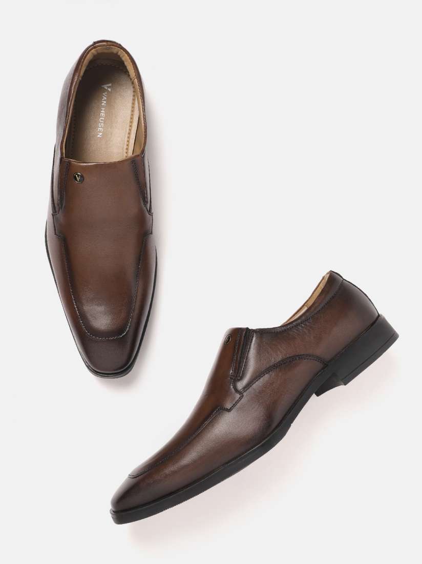 Van heusen tan formal shoes cheap