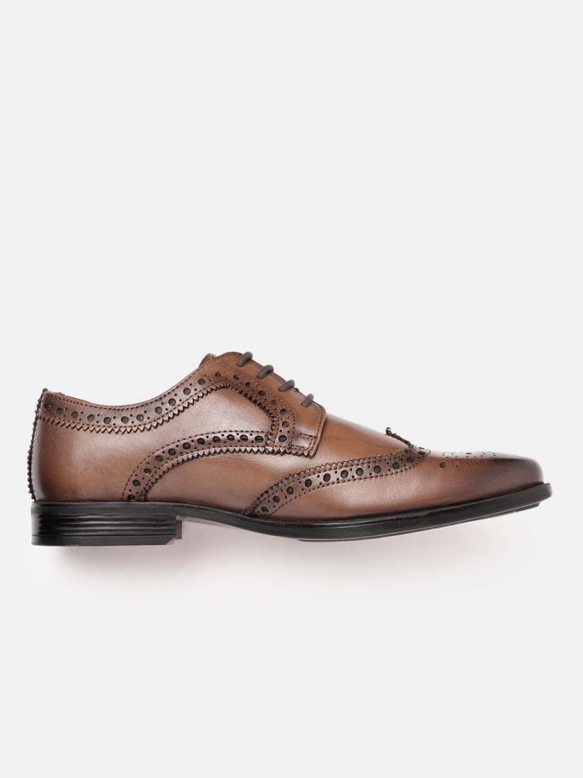 Buy Van Heusen Men Perforated Leather Formal Brogues Formal Shoes for Men 23615210 Myntra