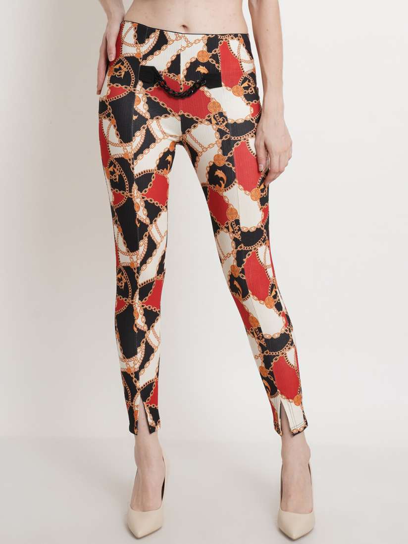 Buy Popwings Women Skinny Fit Printed Jeggings Jeggings for Women 23615762 Myntra