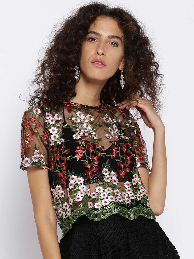 Midi Skirt Tulle Maxi Skirt Forever 21 ROVING MODE Women Black Net