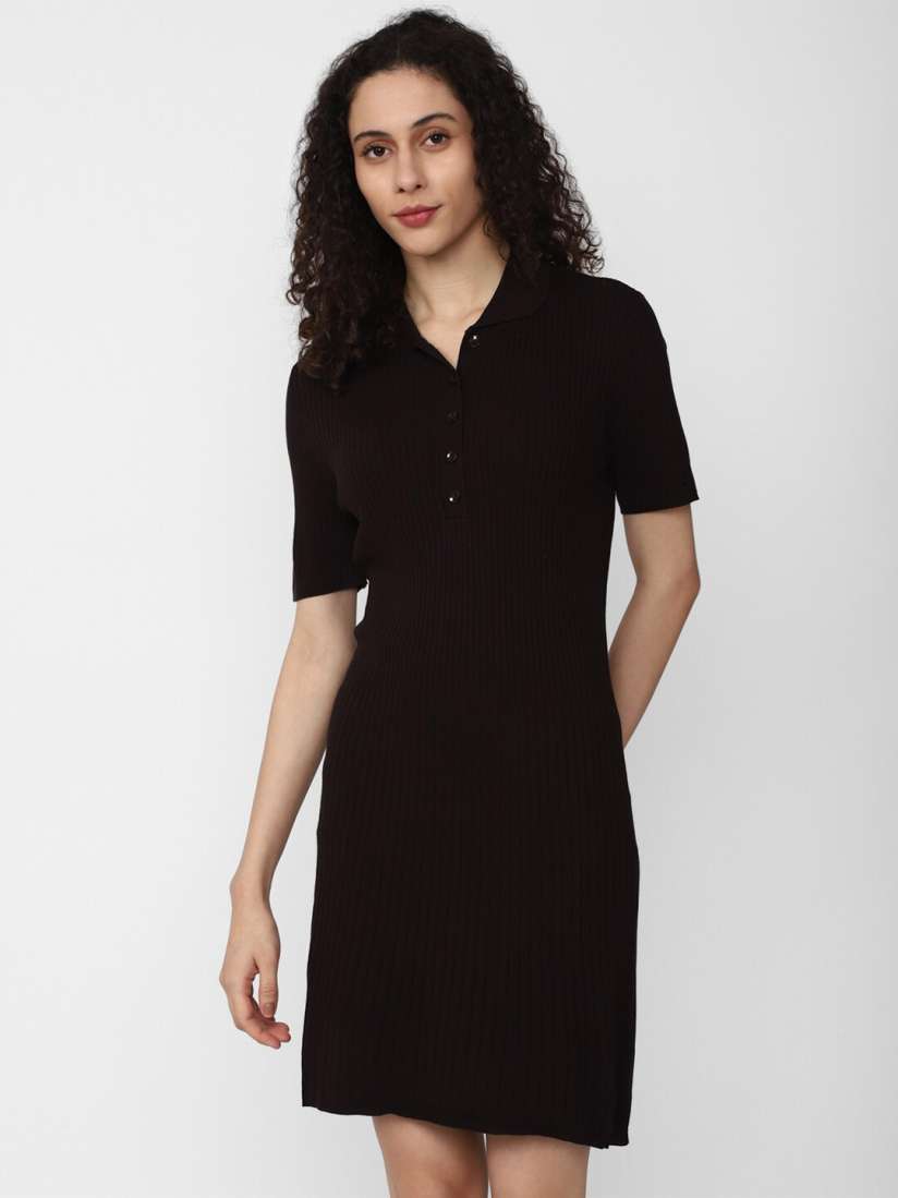 Buy Van Heusen Woman Shirt Collar T shirt Dress Dresses for Women 23620086 Myntra