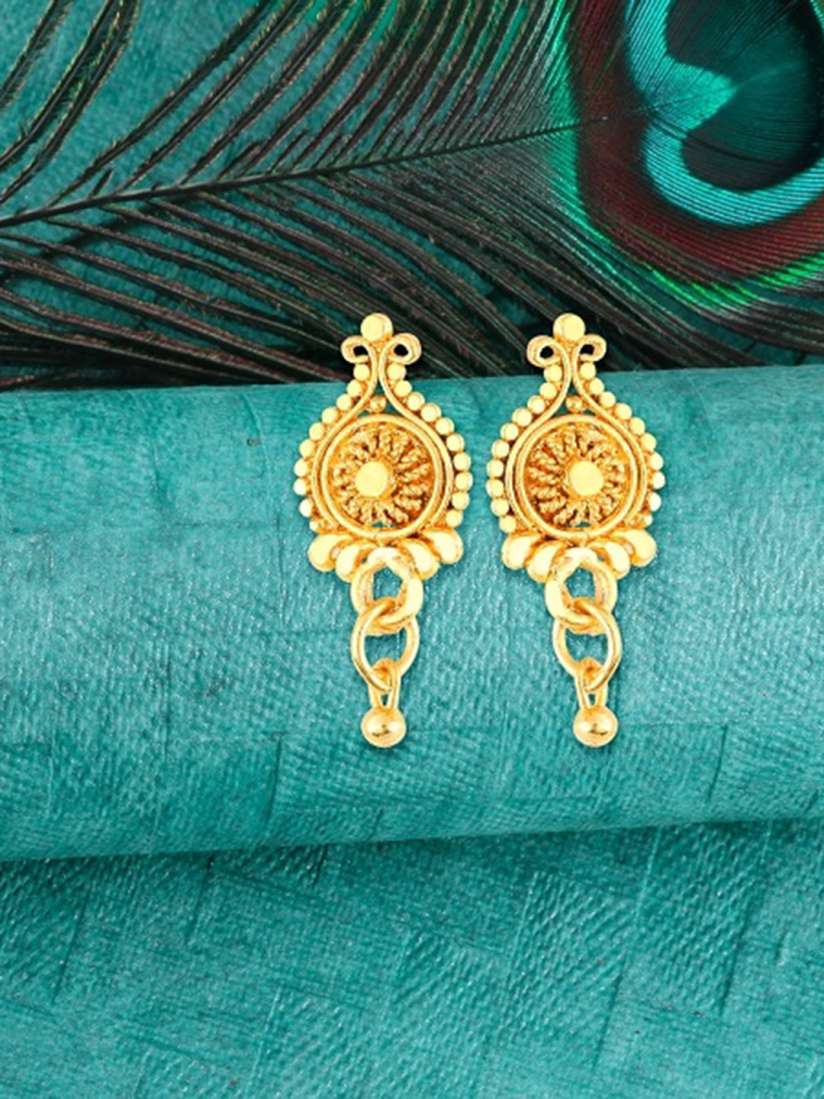 Buy Vighnaharta Gold Plated Contemporary Drop Earrings Earrings for Women 23621938 Myntra