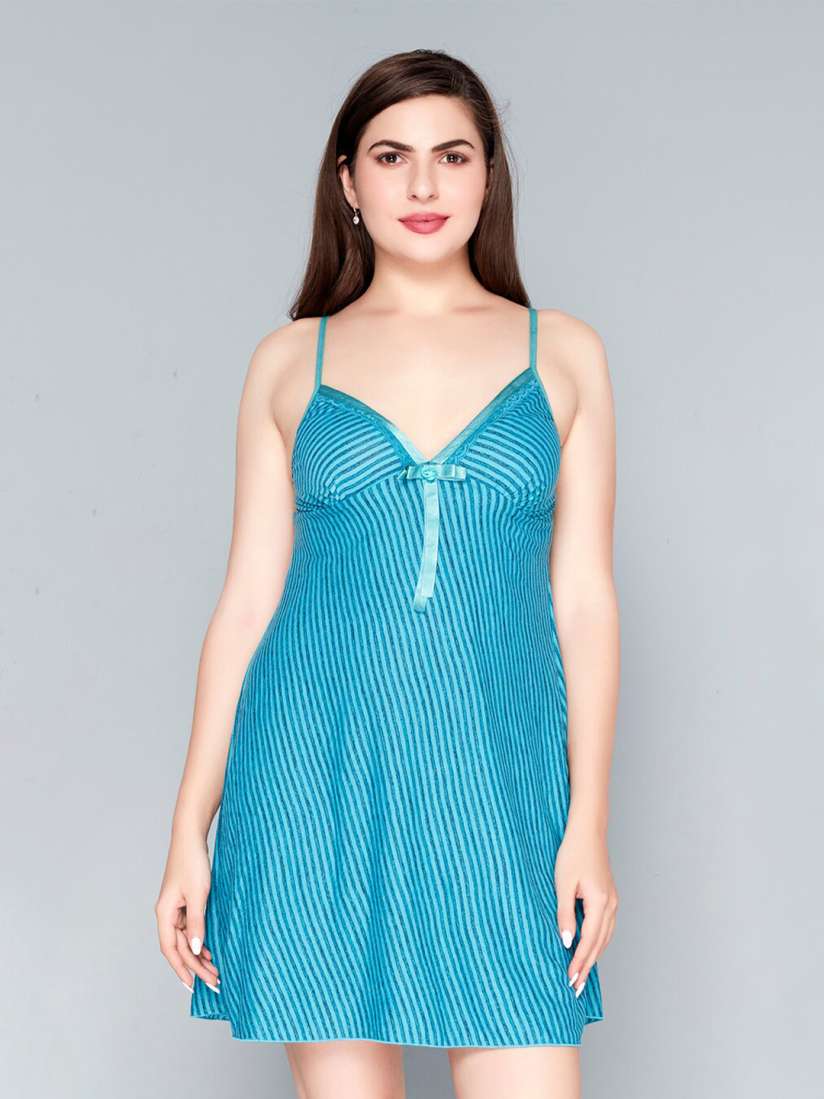 Buy Lady Love Striped Lace Detail Baby Doll Baby Dolls for Women 23622378 Myntra