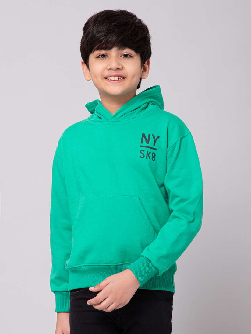 Buy Alan Jones Boys Oversized Fit Hooded Sweatshirt Sweatshirts for Boys 23622494 Myntra