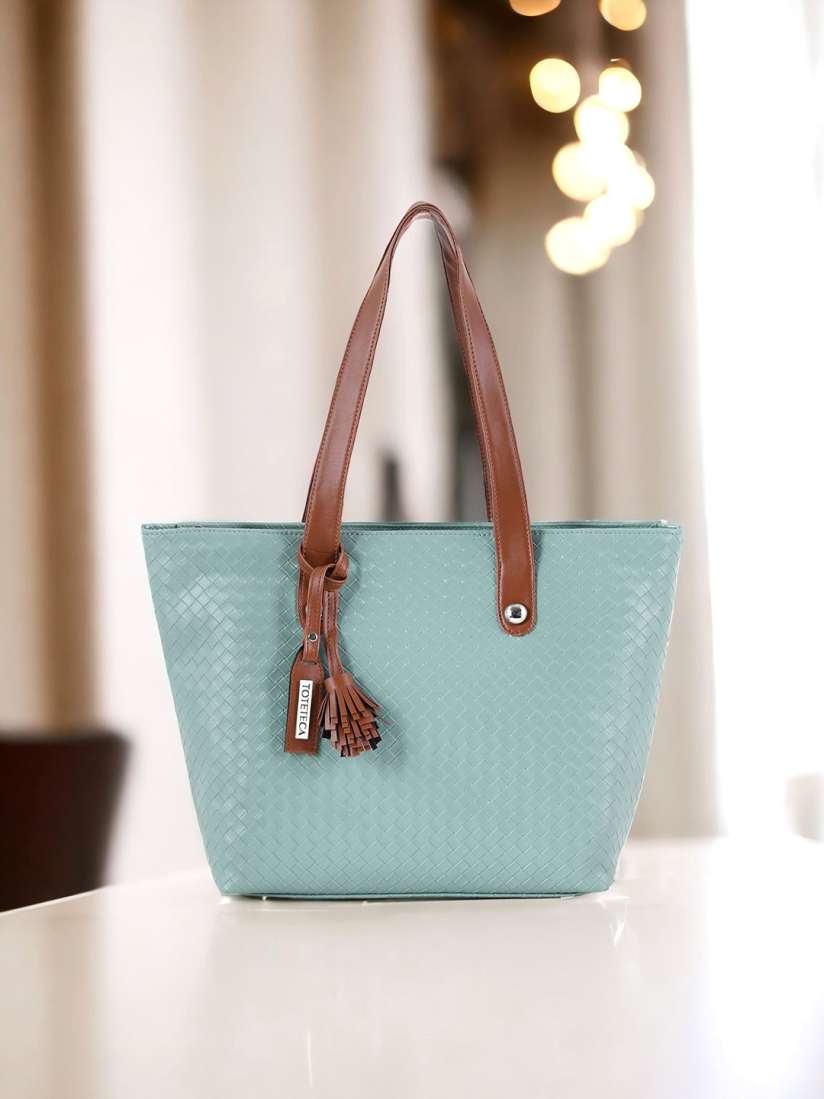 Buy Toteteca PU Tote Bag with Tasselled Handbags for Women 23625434 Myntra