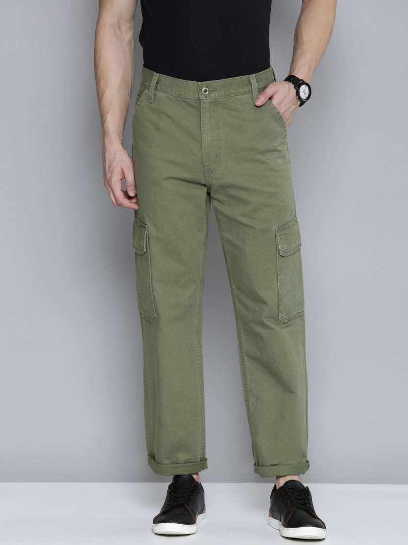 Buy Levis Men Relaxed Loose Fit Cargo Trousers Trousers for Men 23626052 Myntra