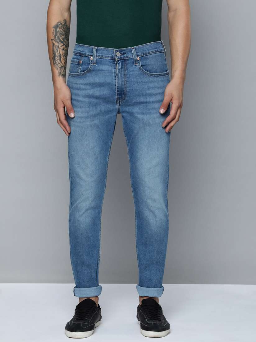 Buy Levis 512 Men Slim Tapered Fit Mid Rise Light Fade Stretchable Jeans Jeans for Men 23626486 Myntra