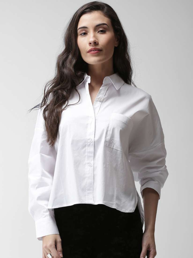 White shirt for womens forever 21 clearance