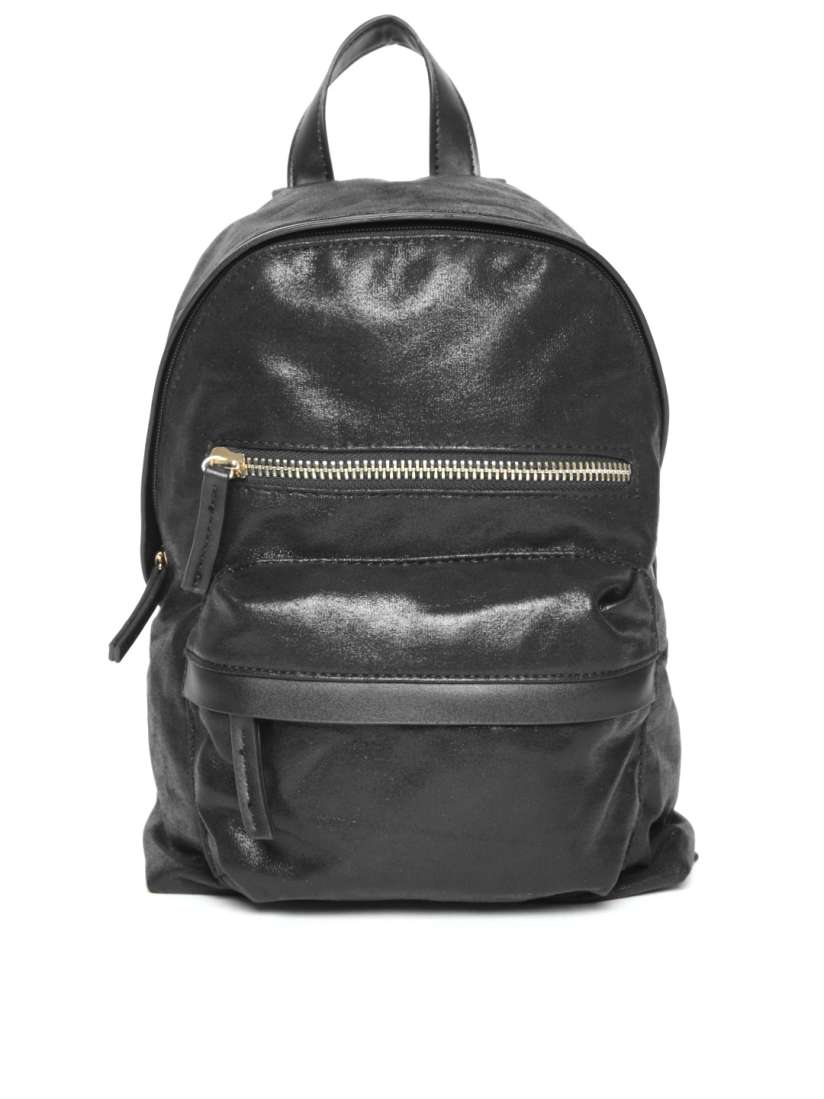Buy FOREVER 21 Women Black Solid Backpack Backpacks for Women 2362743 Myntra