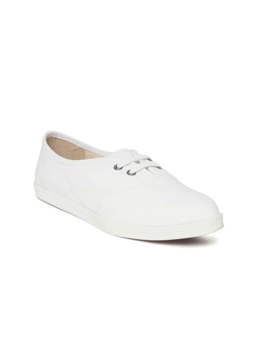 Buy Carlton London Women White Sneakers Casual Shoes for Women 2362883 Myntra