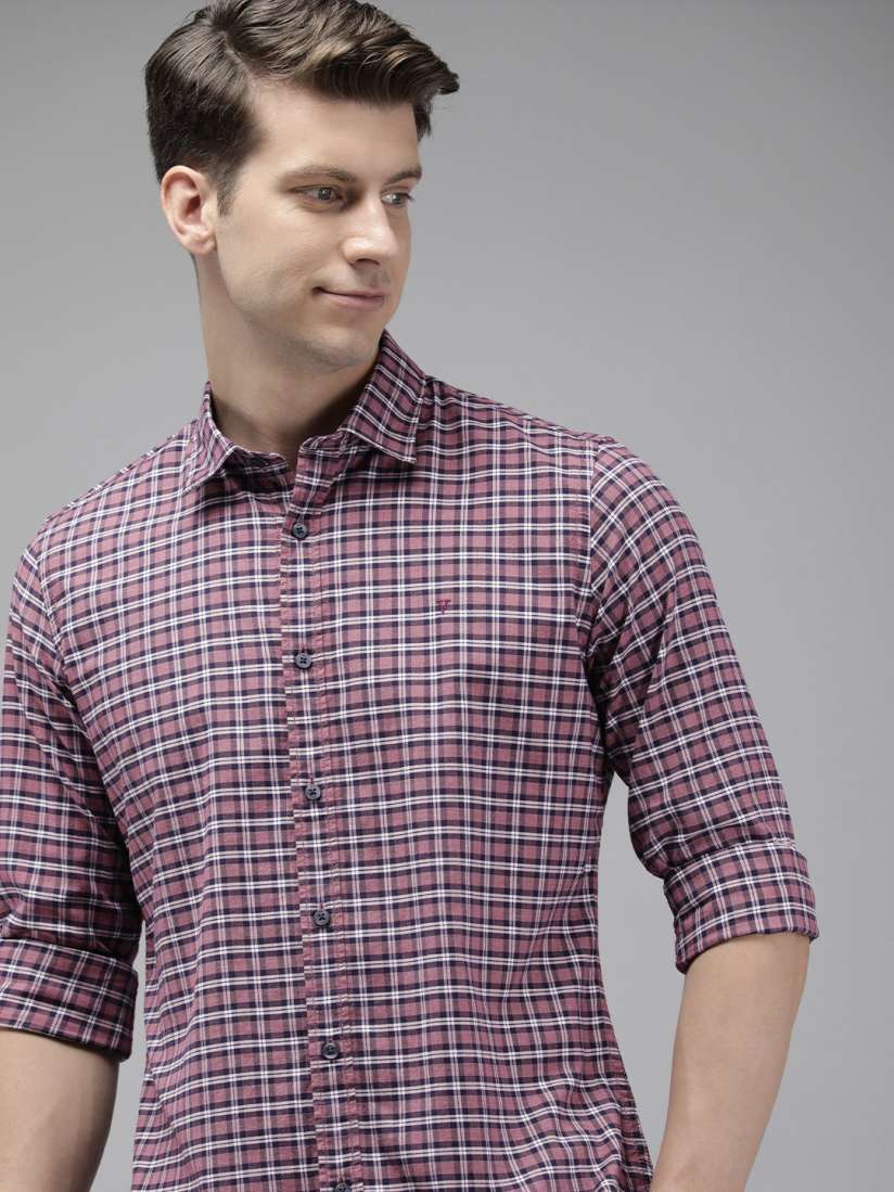 Van heusen sport men's checkered casual shirt discount