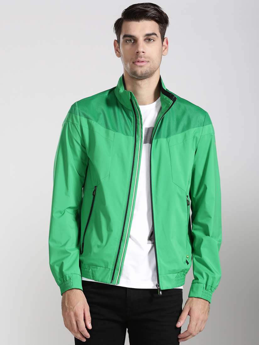 Buy BOSS Green Men Green Solid Bomber Jacket Jackets for Men 2363839 Myntra