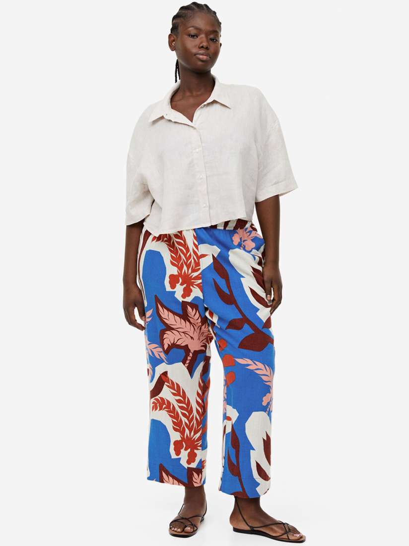 Buy H M Women Paper Bag Trousers Trousers for Women 23639402 Myntra