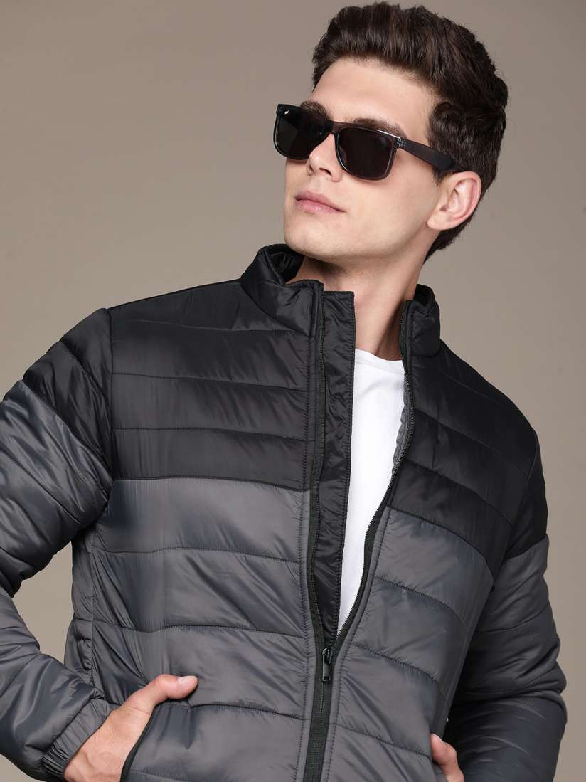 Buy French Connection Colourblocked Puffer Jacket Jackets for Men 23640076 Myntra
