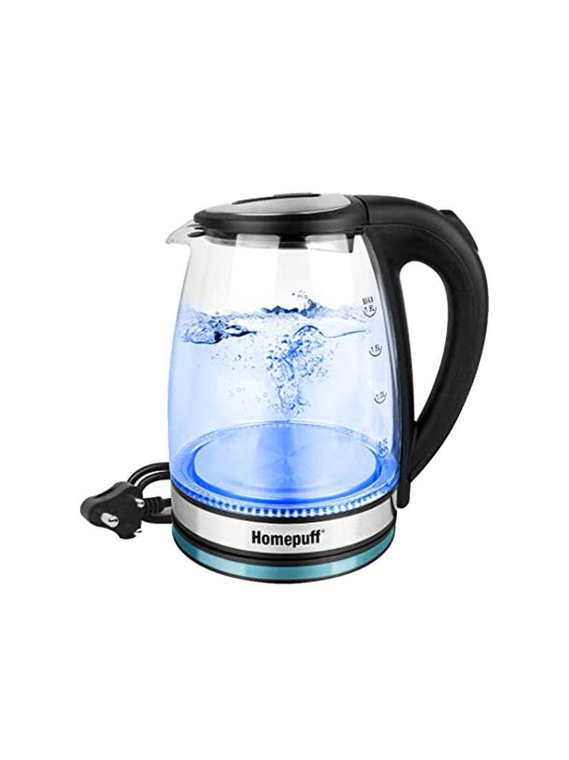 Glass Boiling Kettle Borosil Electric Litre 1500 Watts Glass