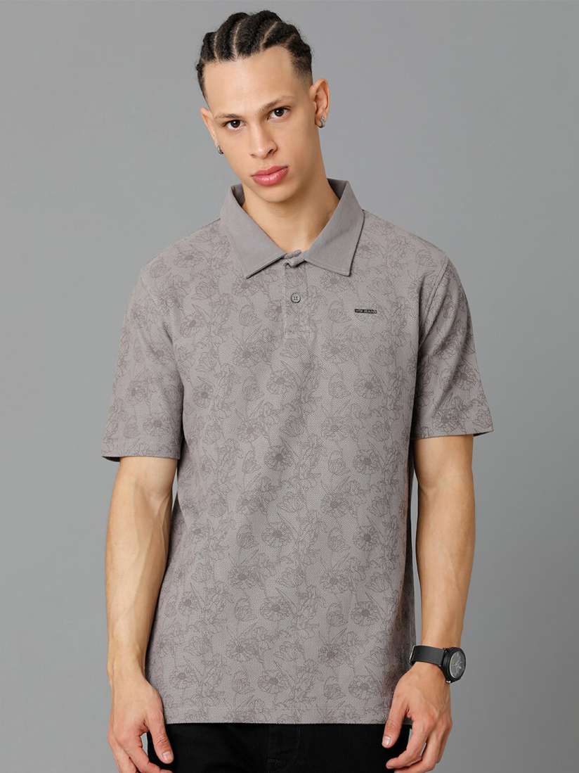Buy Voi Jeans Polo Collar Cotton T shirt Tshirts for Men 23642618 Myntra