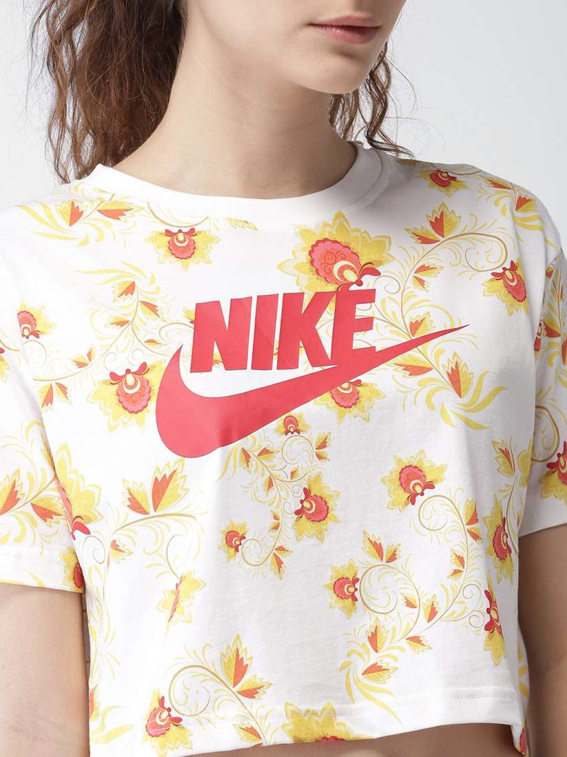 Nike floral shirt womens outlet