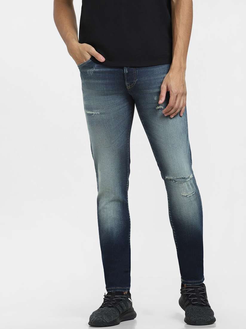 For Men Slim Leggings Jeans Men Slim Fit Jeans With Insert Pockets