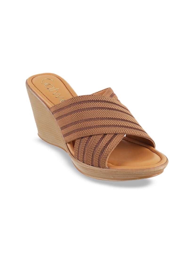 Buy Catwalk Cross Strap Open Toe Wedges Heels for Women 23648862 Myntra